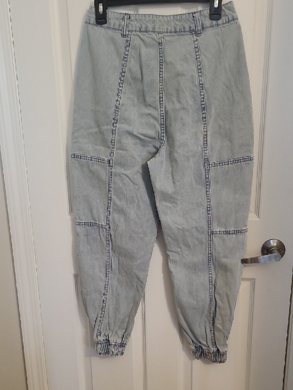 Hot Topic Light Blue Boyfriend Cargo Jeans - Picture 3 of 5